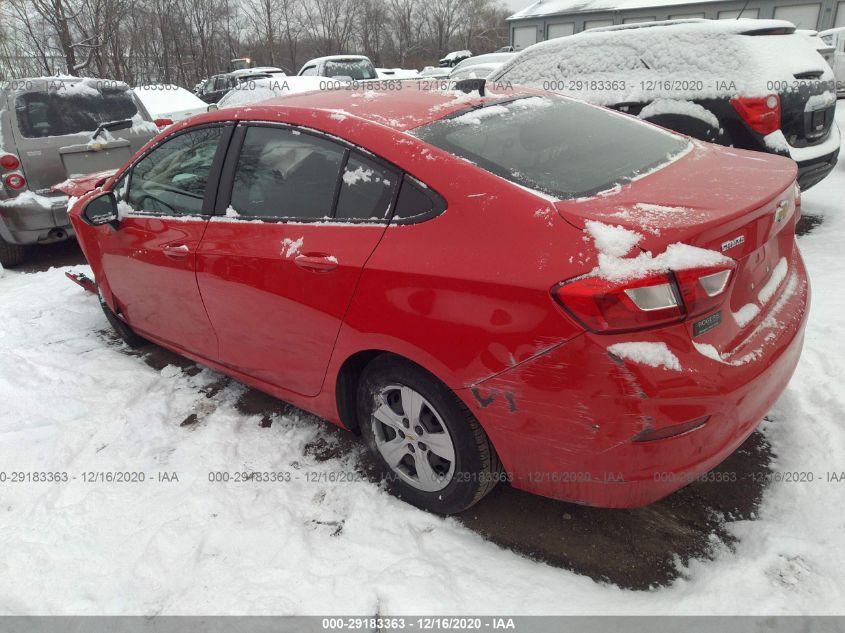 2018 Chevrolet Cruze Ls Auto VIN: 1G1BC5SM3J7160341 Lot: 29183363