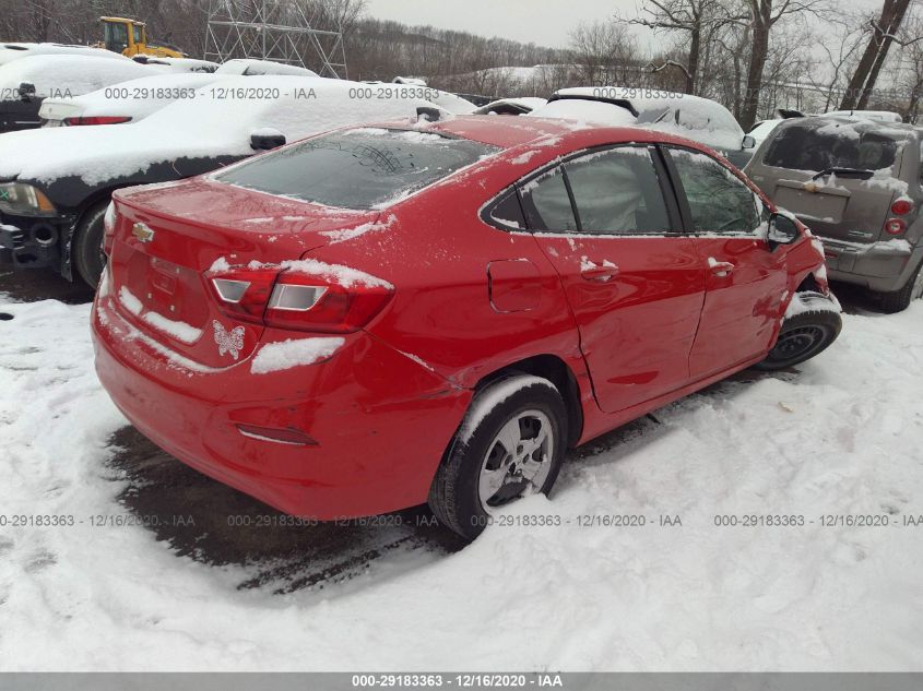 2018 Chevrolet Cruze Ls Auto VIN: 1G1BC5SM3J7160341 Lot: 29183363