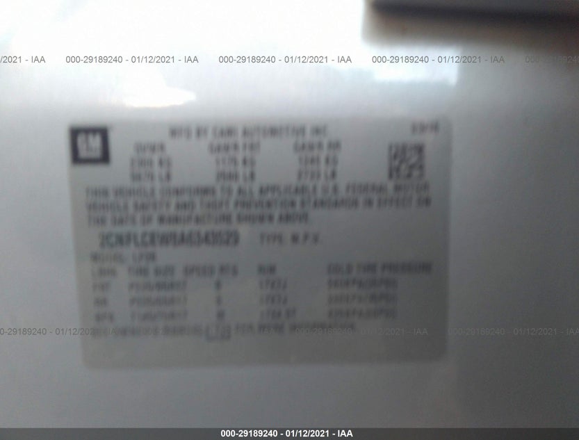2CNFLCEW8A6343529