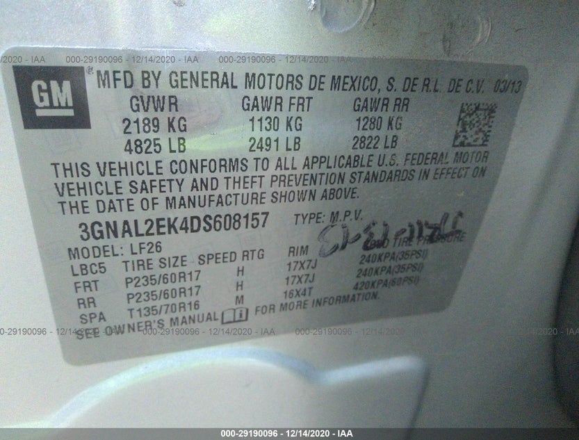 3GNAL2EK4DS608157