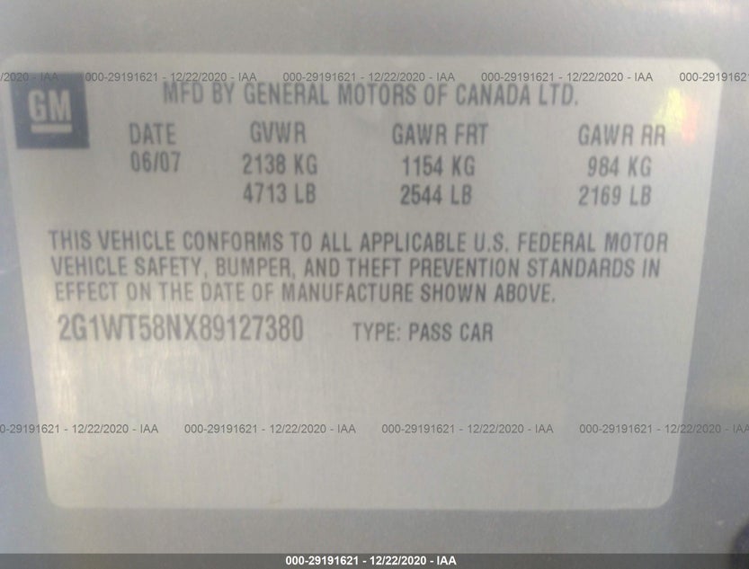2G1WT58NX89127380