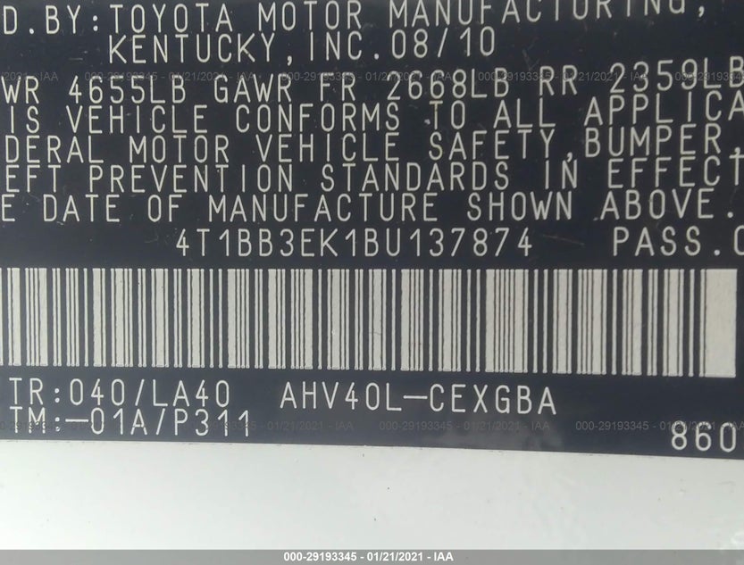 4T1BB3EK1BU137874