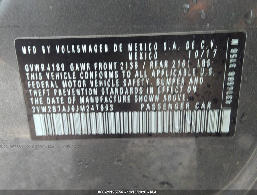 3VW2B7AJ6JM247893