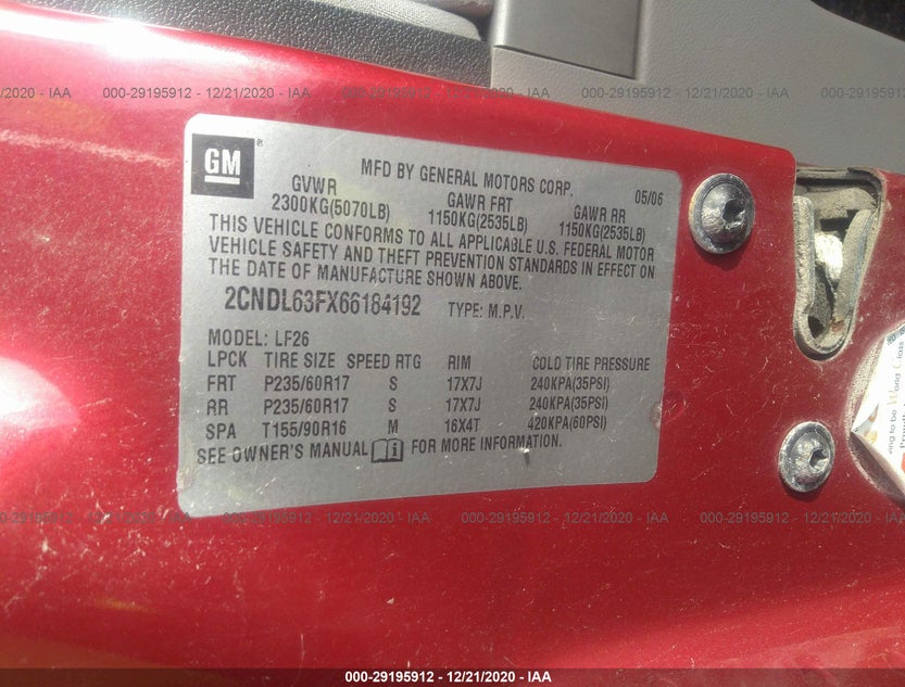 2CNDL63FX66184192