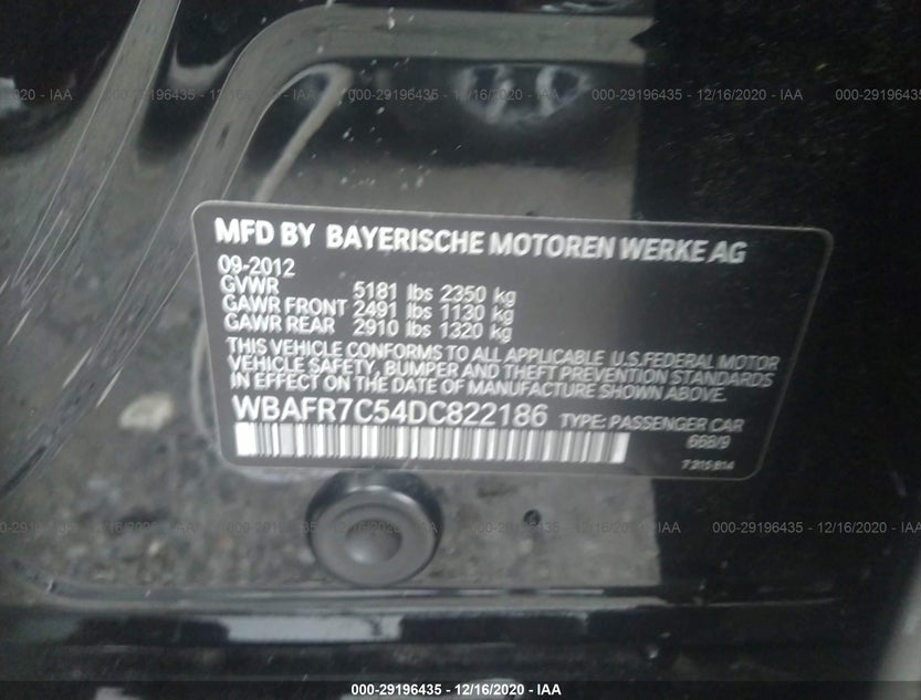 WBAFR7C54DC822186