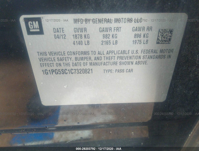 1G1PG5SC1C7320821