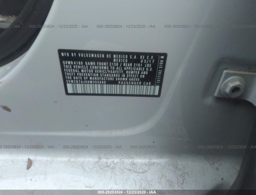 3VW2B7AJ5HM355688