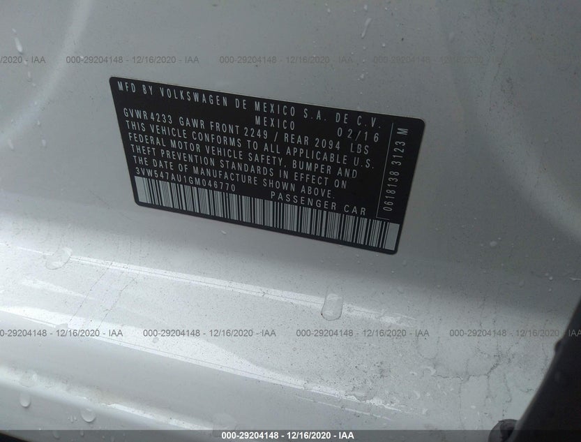 3VW547AU1GM046770
