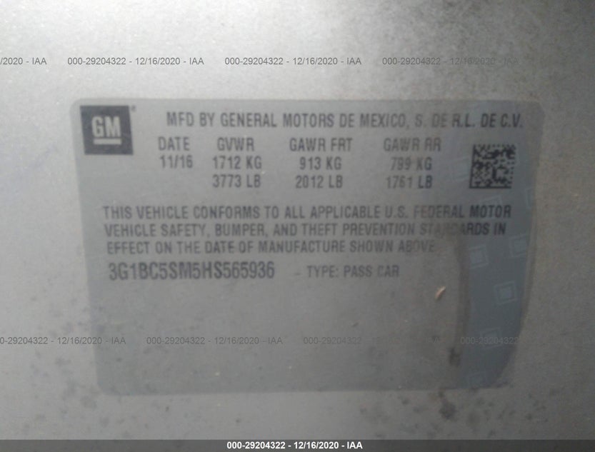 3G1BC5SM5HS565936
