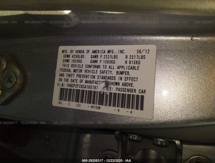 1HGCP2F3XCA180187