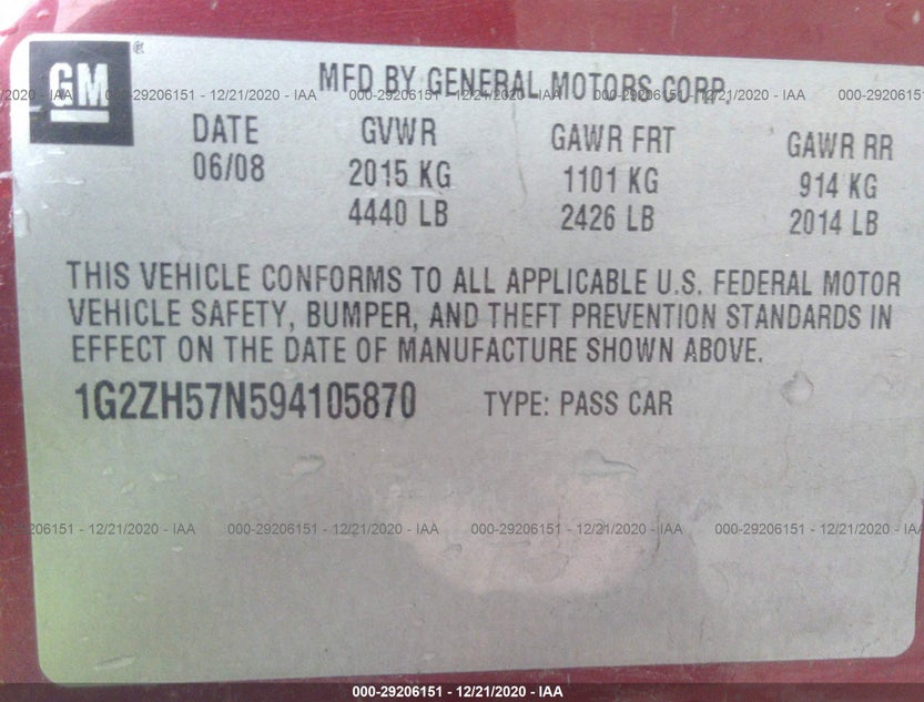 1G2ZH57N594105870