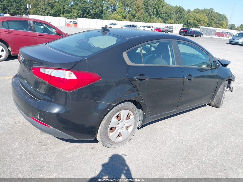 Vin: knafk4a65g5459923, lot: 29659860, kia forte lx 20164