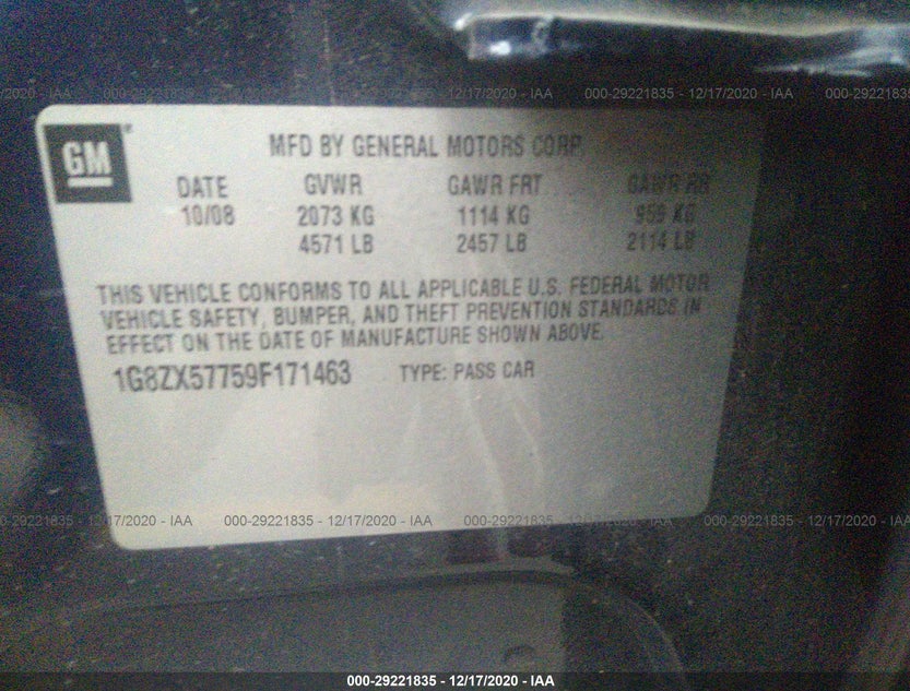 1G8ZX57759F171463