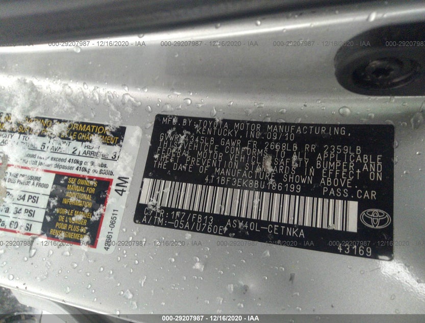 4T1BF3EK8BU186199