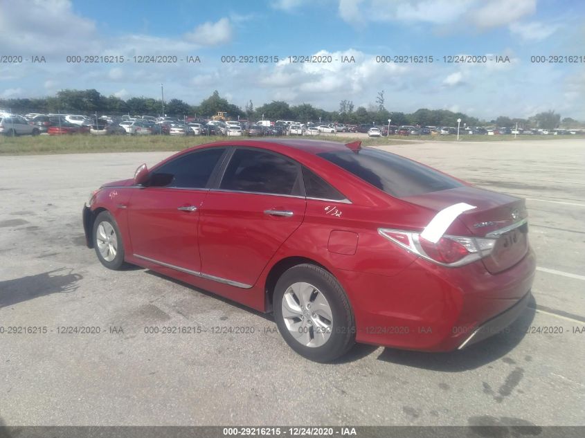 2014 Hyundai Sonata Hybrid VIN: KMHEC4A41EA113801 Lot: 29216215