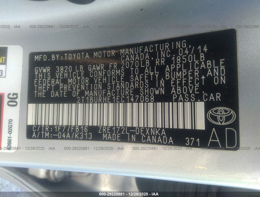 2T1BURHE1EC147068