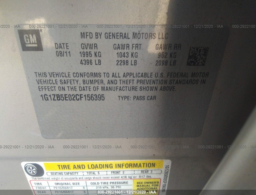 1G1ZB5E02CF156395