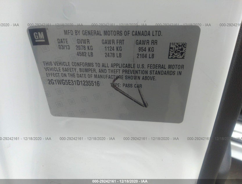 2G1WG5E31D1235516