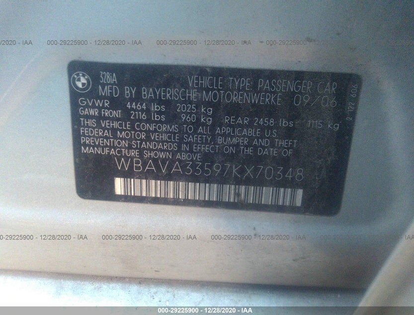 WBAVA33597KX70348