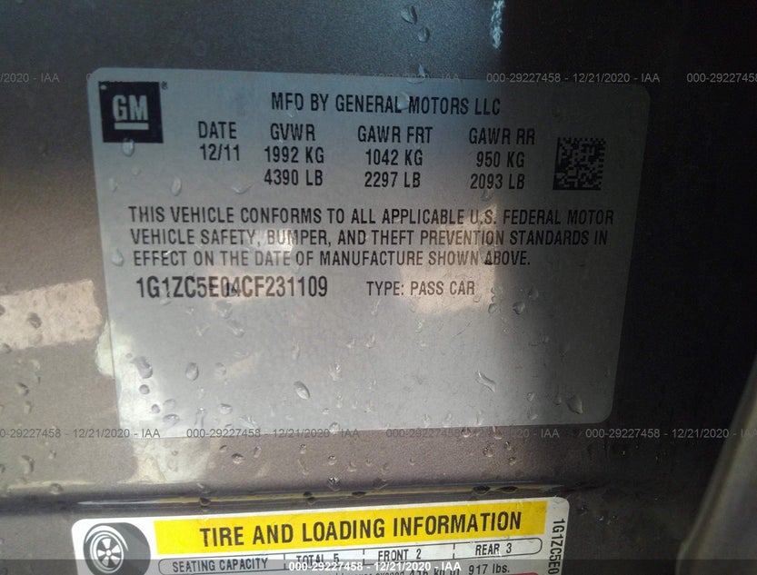 1G1ZC5E04CF231109
