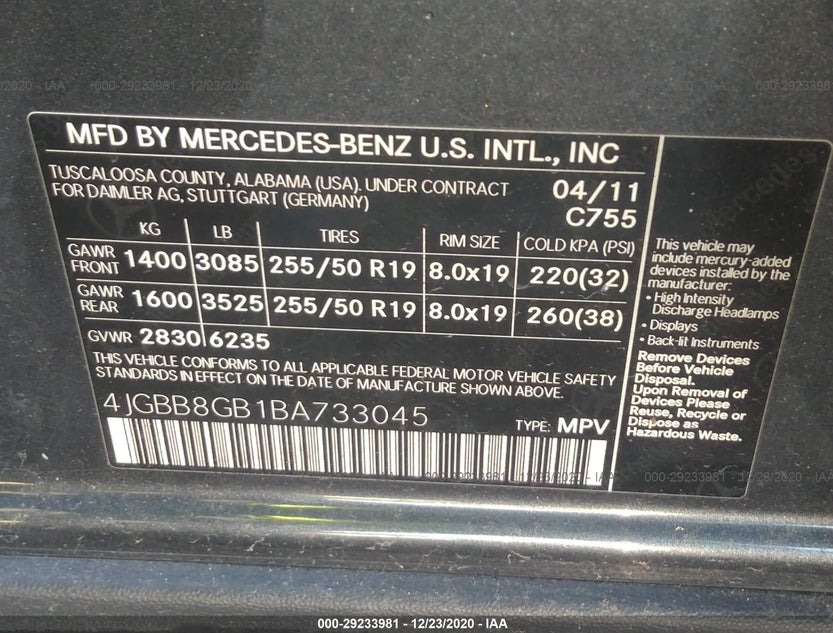 4JGBB8GB1BA733045