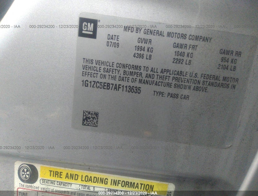 1G1ZC5EB7AF113635