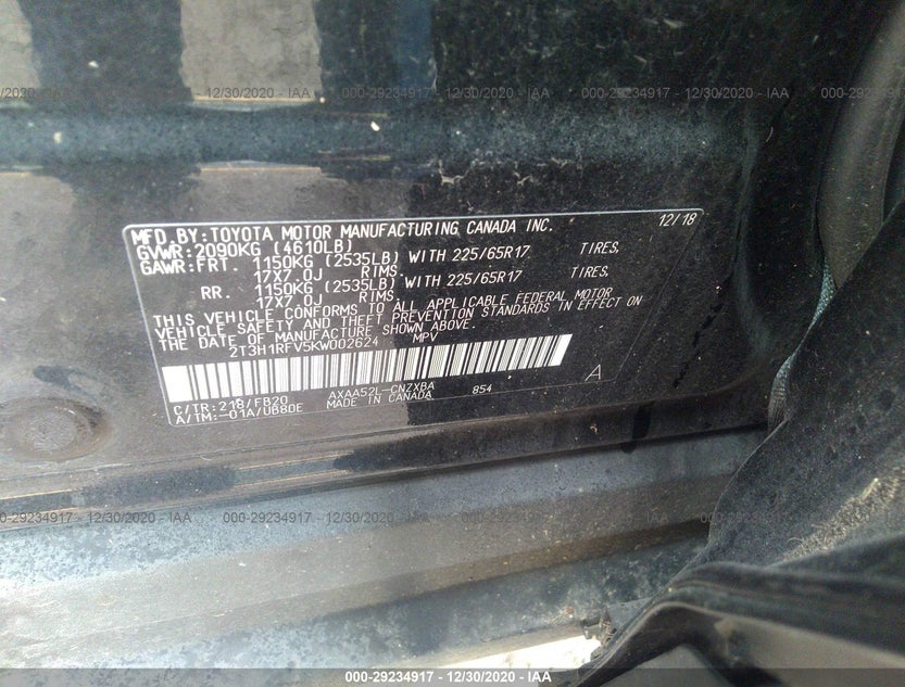 2T3H1RFV5KW002624