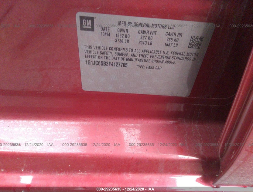 1G1JC6SB3F4127705