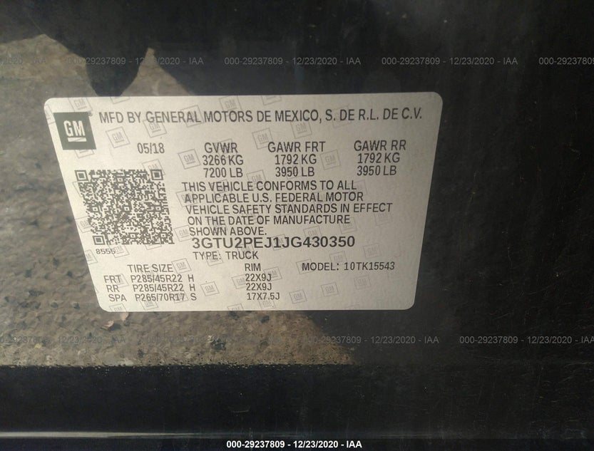 3GTU2PEJ1JG430350