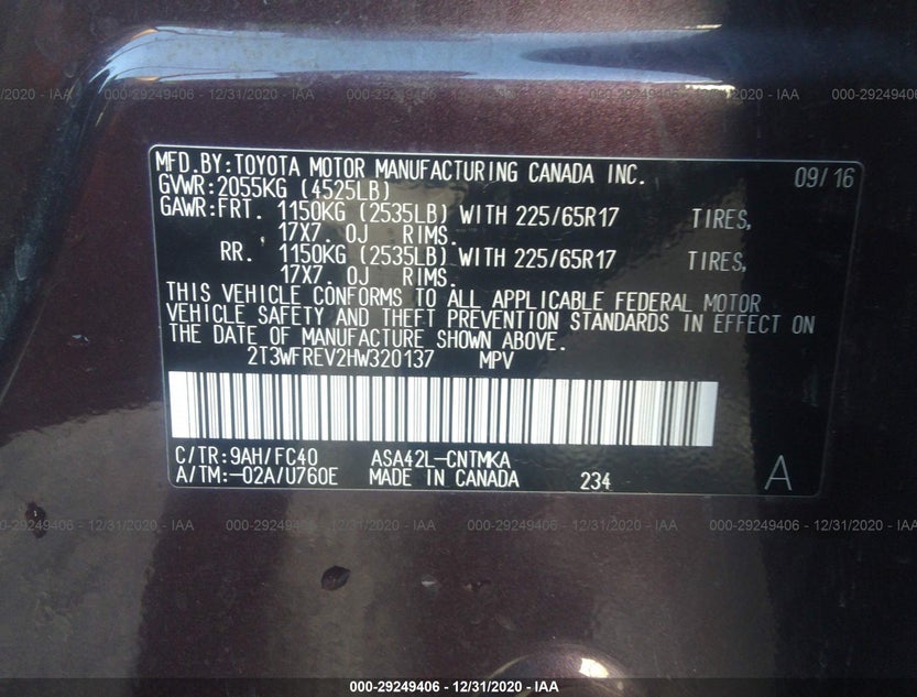 2T3WFREV2HW320137