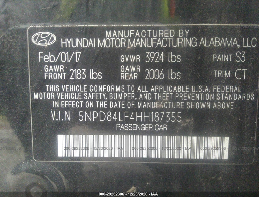 5NPD84LF4HH187355