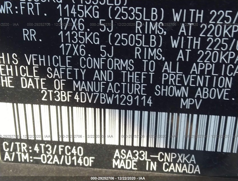 2T3BF4DV7BW129114