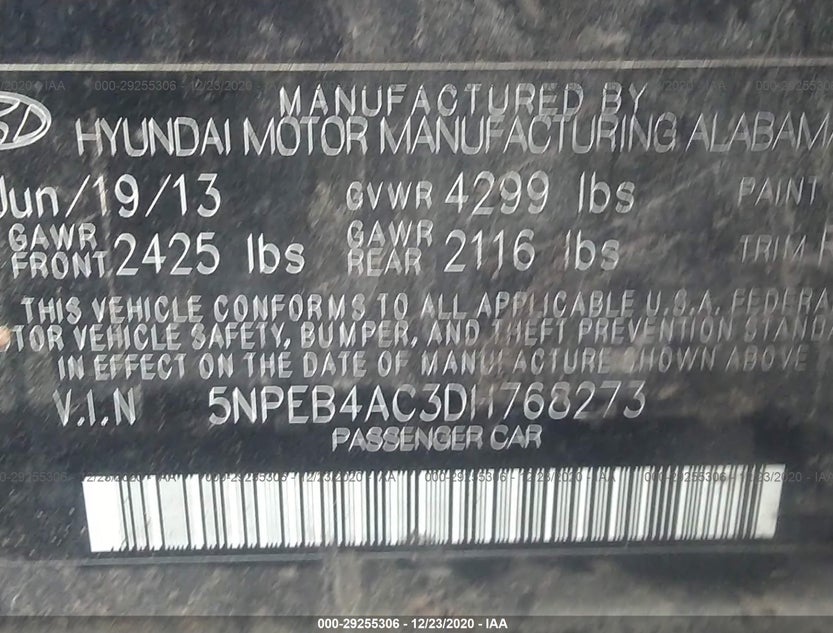 5NPEB4AC3DH768273
