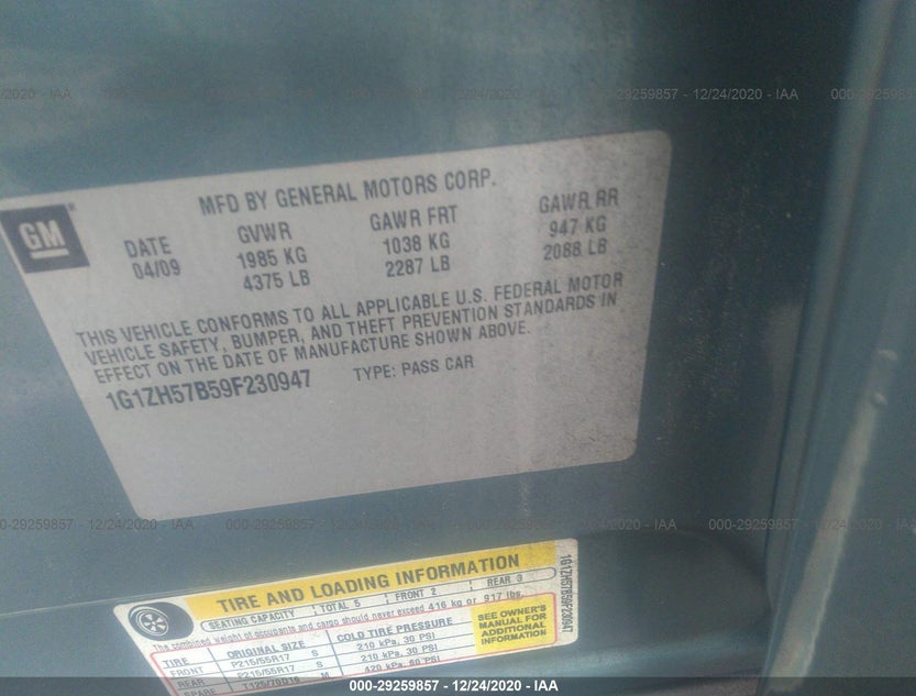 1G1ZH57B59F230947