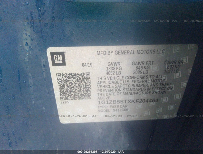 1G1ZB5STXKF204464