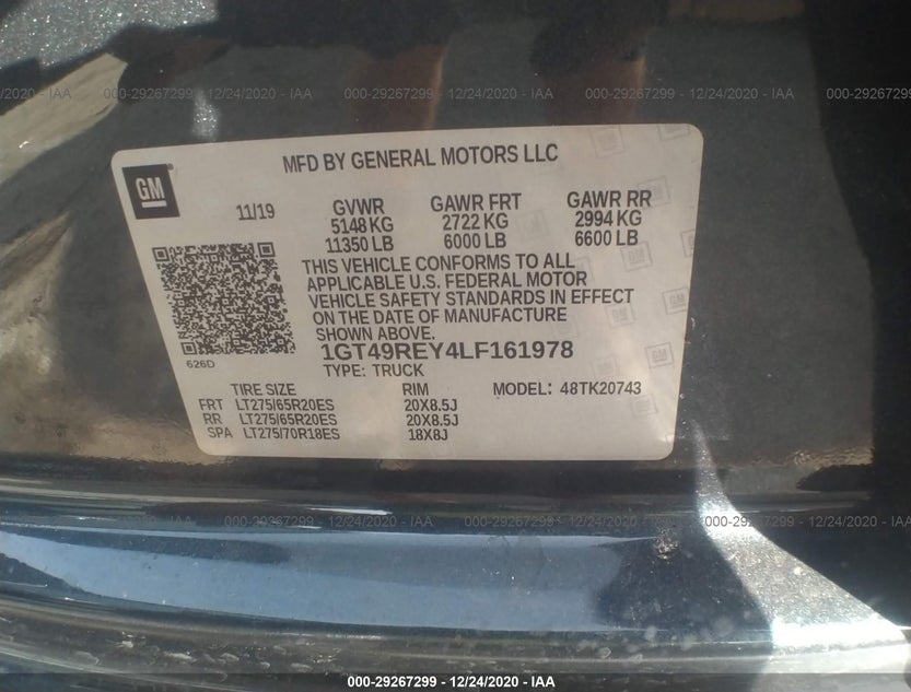 1GT49REY4LF161978