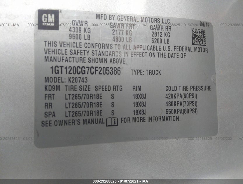 1GT120CG7CF205386