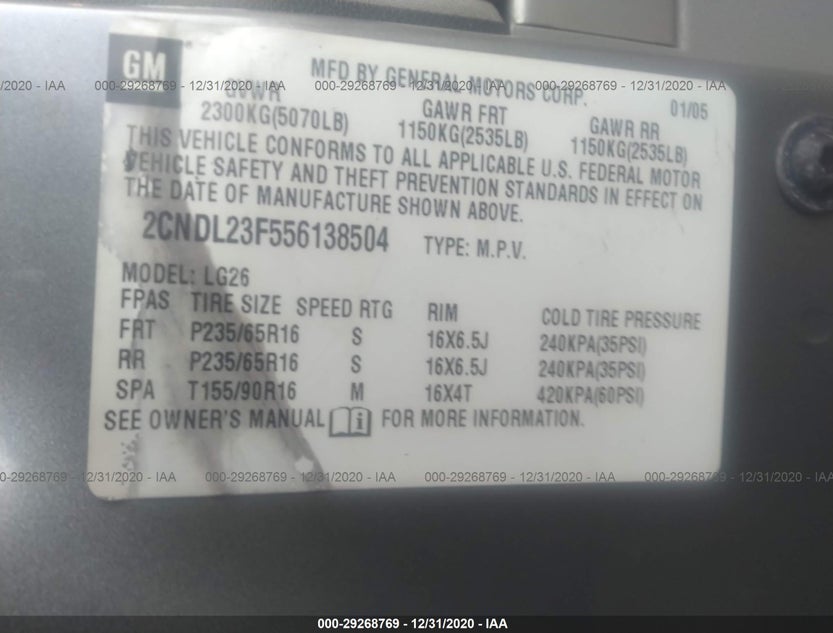 2CNDL23F556138504