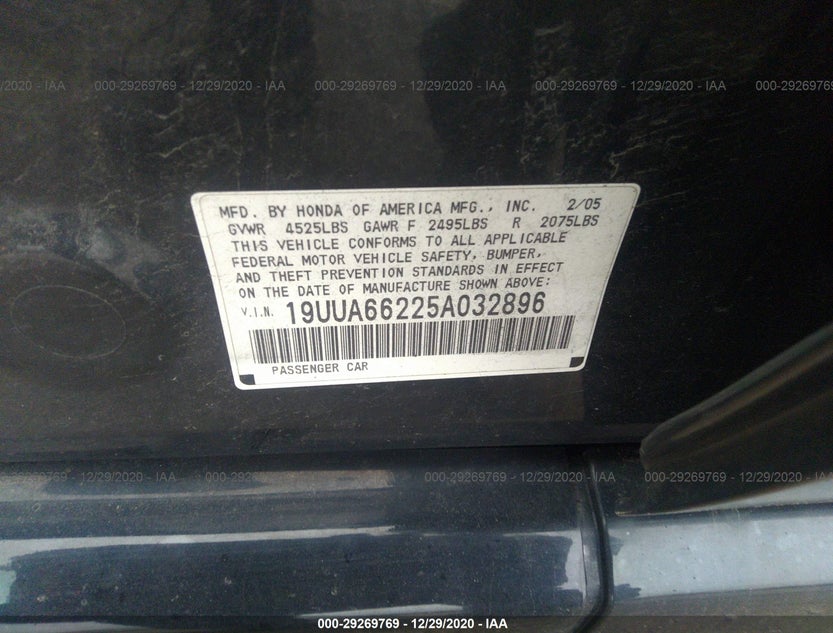 19UUA66225A032896