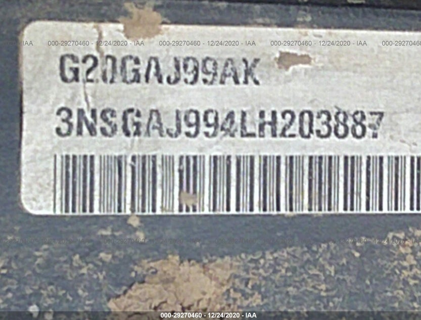 3NSGAJ994LH203887