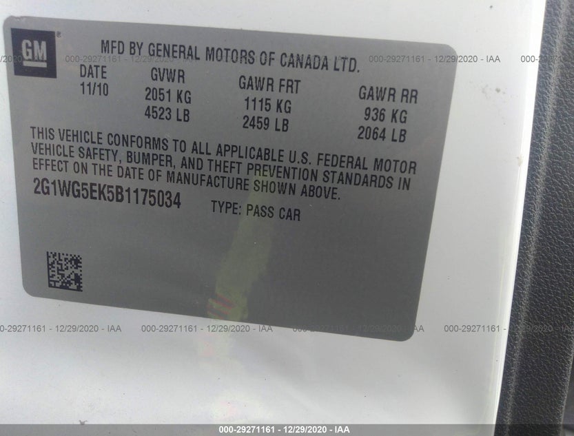 2G1WG5EK5B1175034