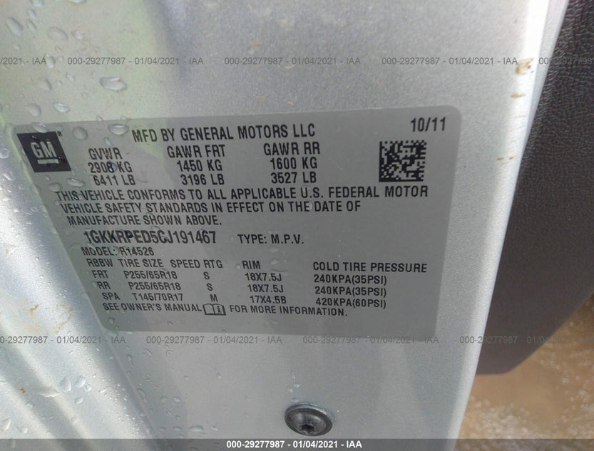 1GKKRPED5CJ191467