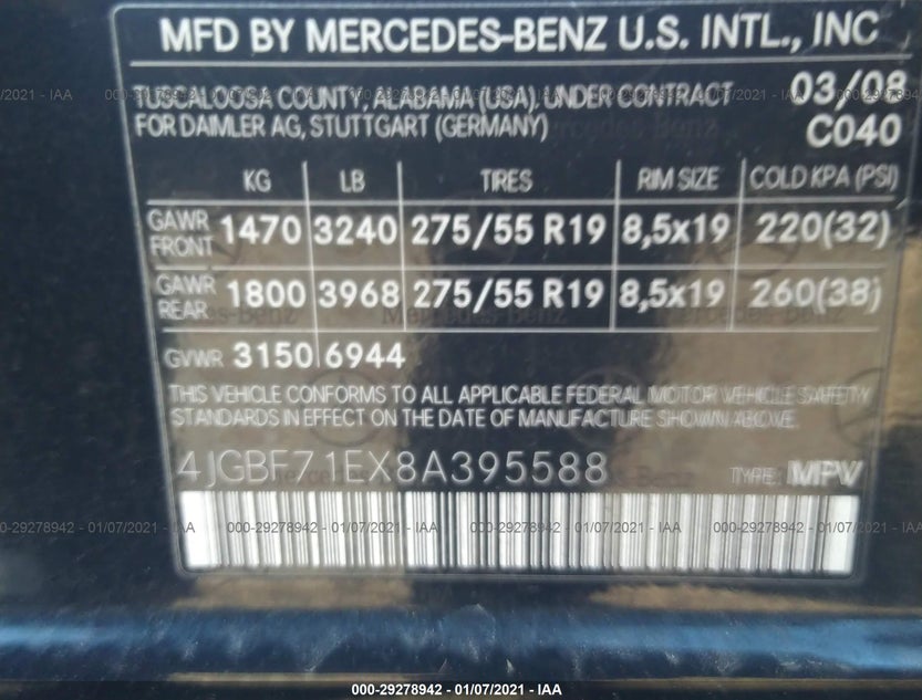 4JGBF71EX8A395588