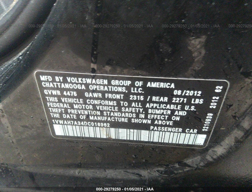 1VWAH7A34DC016962
