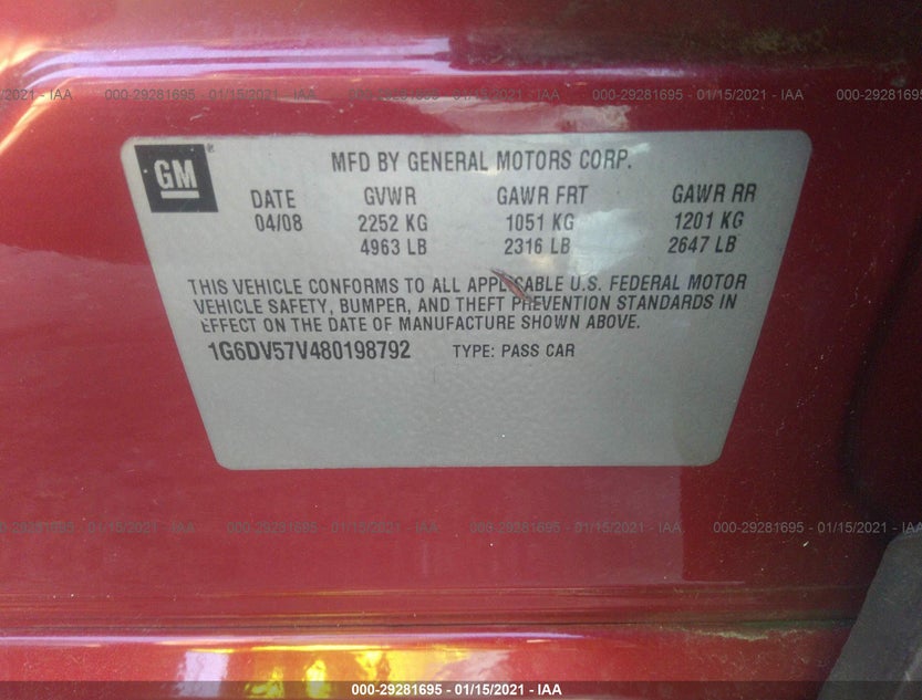 1G6DV57V480198792