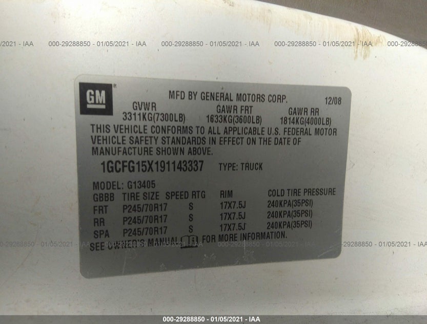 1GCFG15X191143337