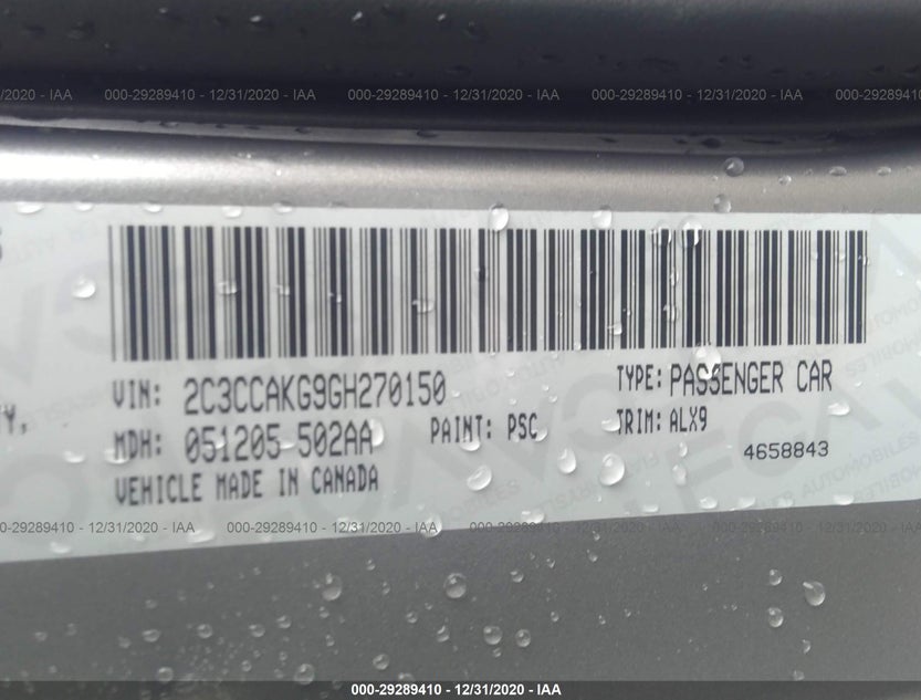 2C3CCAKG9GH270150