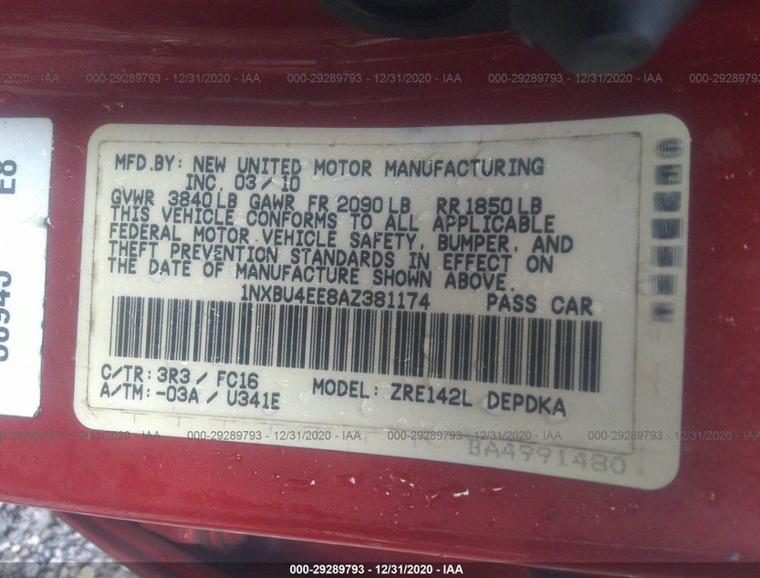 1NXBU4EE8AZ381174