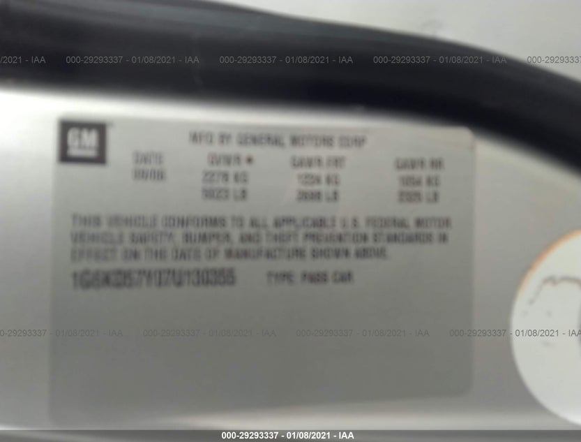 1G6KD57Y07U130355