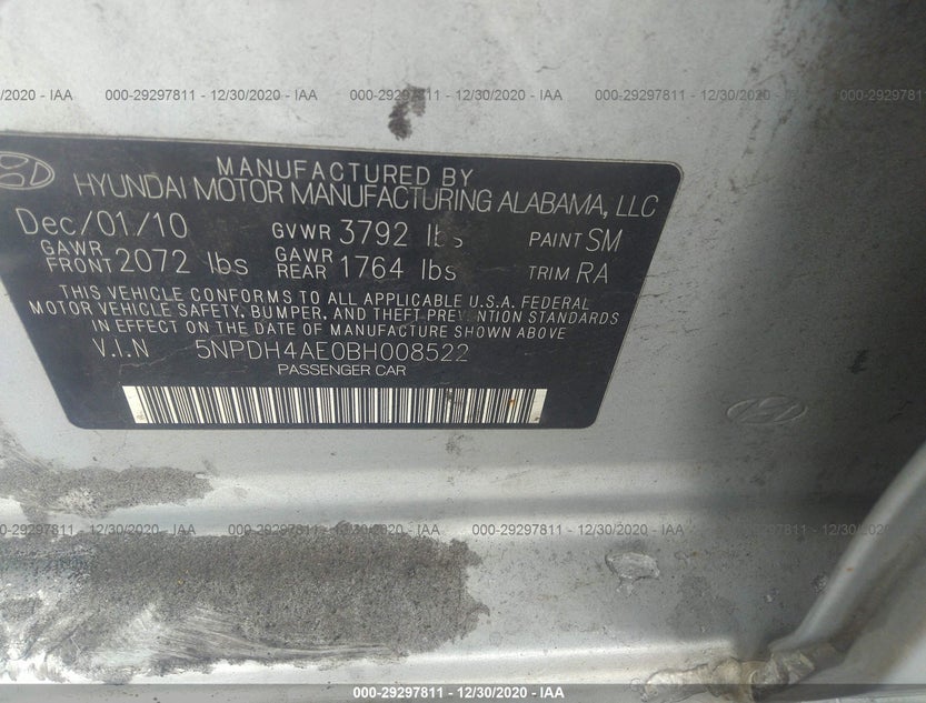 5NPDH4AE0BH008522